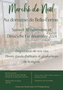 Marché de Noël 2024 au Domaine de Belle-ferme